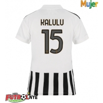 Camiseta Juventus Pierre Kalulu #15 Primera Equipación para mujer 2026-27 manga corta